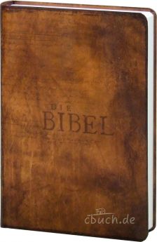 Bibel Schlachter 2000 Taschenausgabe "Vintage hellbraun"