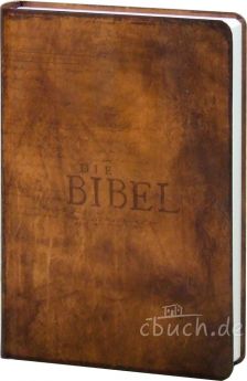Bibel Schlachter 2000 Taschenausgabe "Vintage hellbraun"