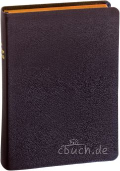 Elberfelder Bibel Edition CSV - Schreibrandbibel, Ziegenleder braun