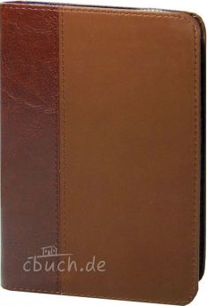 Elberfelder Bibel Edition CSV - Pocket Braun Goldschnitt mit Reißverschluss