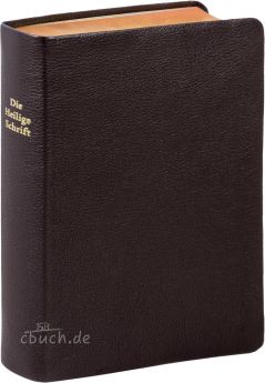 Elberfelder Bibel Edition CSV - Schreibrandbibel kleinere Ausgabe, Ziegenleder braun, Rotgoldschnitt