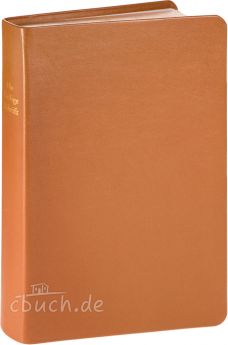 Elberfelder Bibel Edition CSV - Schreibrandbibel, größere Ausgabe, Rindleder, hellbraun