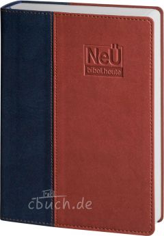 NeÜ Bibel.heute - Standard - zweifarbig Blau/Rot