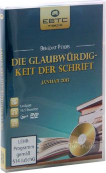 Peters: Die Glaubwürdigkeit der Schrift (DVD + MP3-Vortrag)