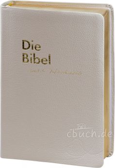 Luther Bibel 1912 - Traubibel - Lederausgabe weiß