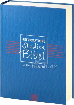 Reformations-Studien-Bibel - Hardcover blau