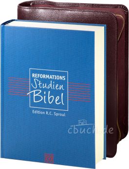 Reformations-Studien-Bibel - Hardcover mit Bibelhülle (weinrot)