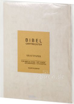 Bibel-Griffregister - Kraftpapier