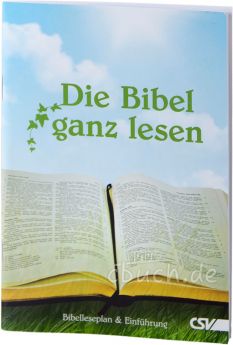 Druse: Die Bibel ganz lesen - Bibelleseplan