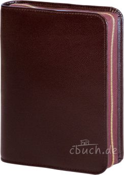 Bibelhülle Rindleder-Smart  für Schlachter 2000 Taschenausgabe (bordeaux)