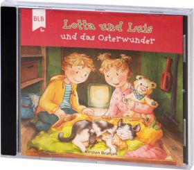 Kirsten Brünjes: Lotta und Luis und das Osterwunder (Audio-Hörspiel) - Spannendes Hörspiel - fröhliches Osterlied - kunterbuntes Einlegeheft