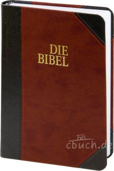 Bibel Schlachter 2000 Taschenausgabe Duotone grau/braun
